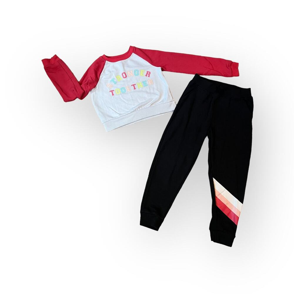 Janie & Jack American Girl Jogger Set